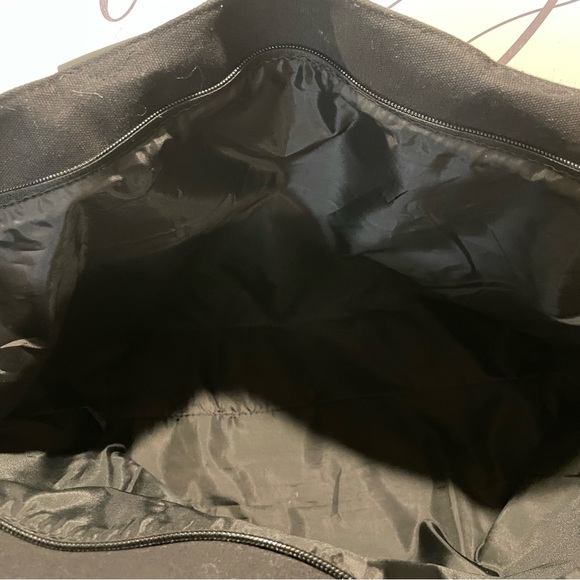 Victoria's Secret Black and Silver Sequin Tote Bag - Picture 4 of 10